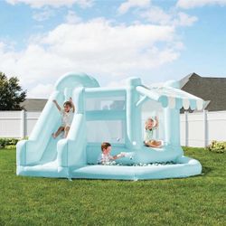 Member's Mark Blue Bounce House with Canopy & Slide $199.99