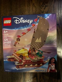 Brand New *Retiring* LEGO Disney Moana 2 Moana’s Adventure Canoe (Item 43270)