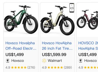 HOVSCO 850 out the door brand new in box Ebike