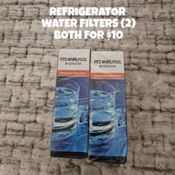 TWO, NEW REFRIGERATOR WATER FILTERS 