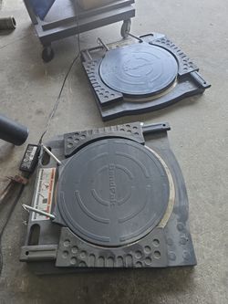 Bendpack turnplates aligment