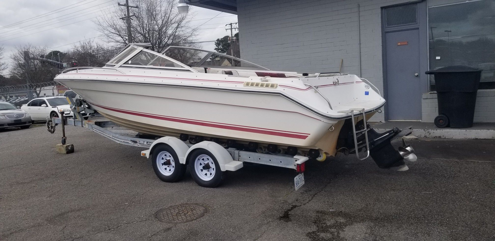 1989 Sea Ray 21' Bowrider with Shorelander Trailer for Sale in ...