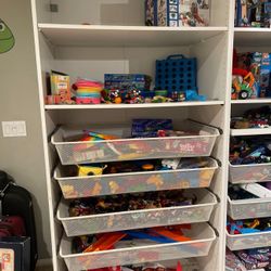 Toy cabinet Book Shelves And Drawer Multi Purpose Cabinet For Storage 