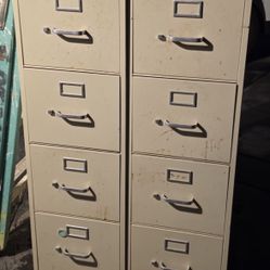 USED 4-DRAWER FILE CABINETS