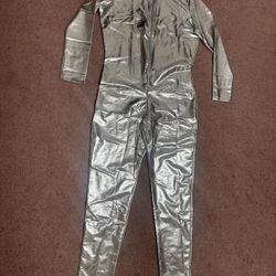 New Forplay Metallic Catsuit bodysuit space alien Costume festival rave outfit   Fits 1x /2x
