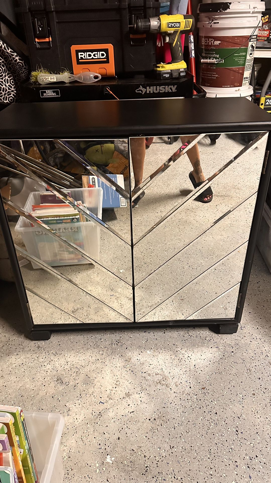 Houzz Glass Modern Storage Shelf