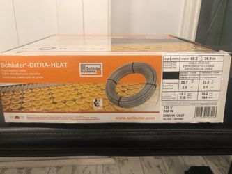 Schluter Ditra Heated floor cable 26.7 sq ft