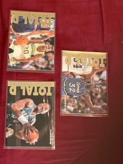 1995-96 Fleer Total D Basketball Cards Lot of 3