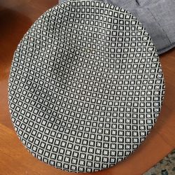 Grey Cap with black and white design size L