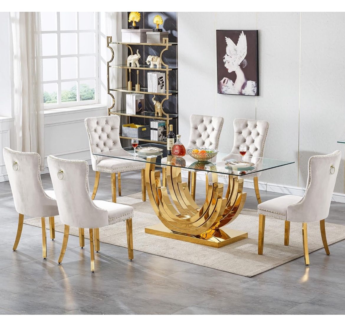 Six Chairs Dining Room