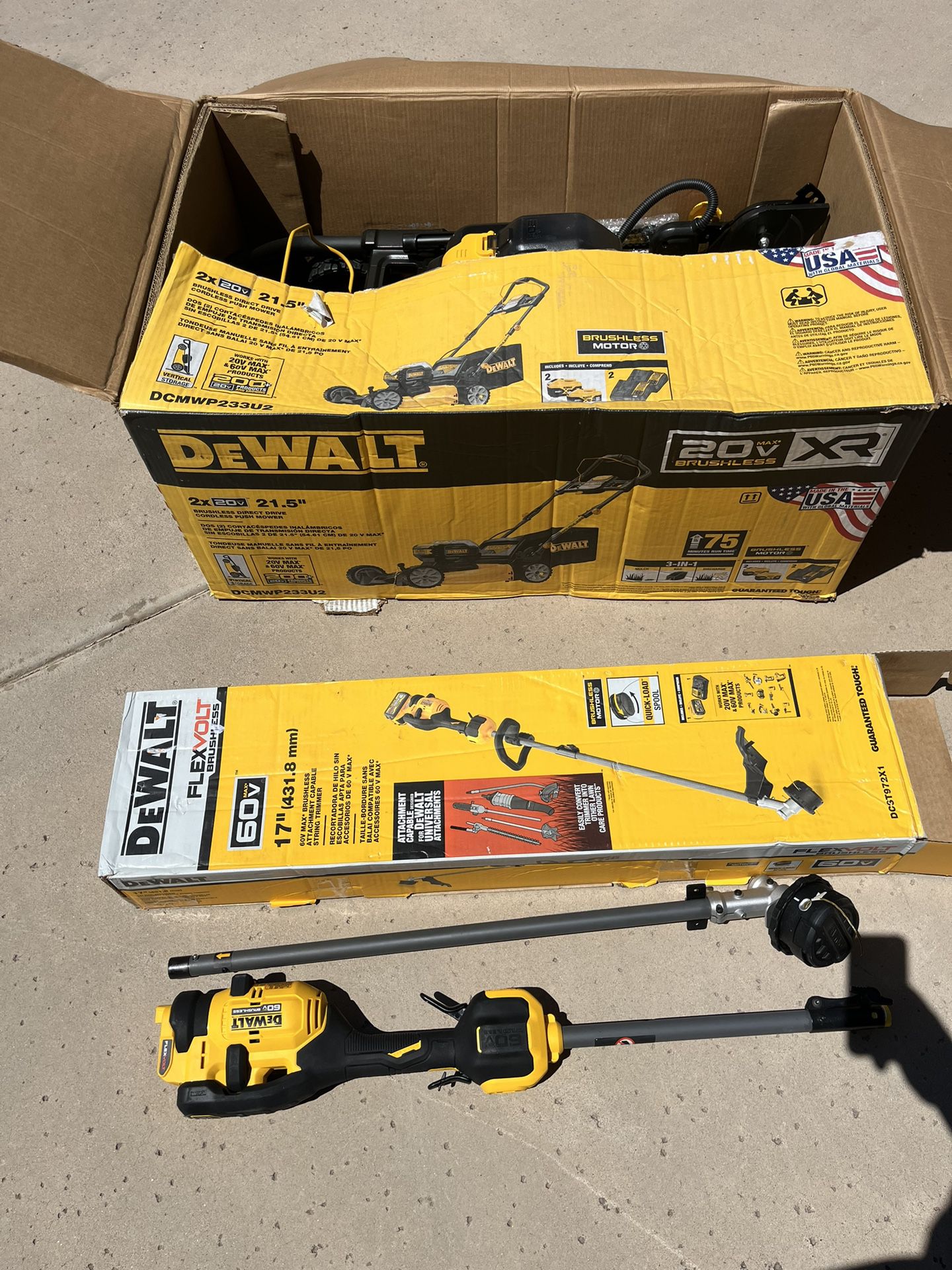 DEWALT 20 Volt Combo Trimmer And Lawnmower (tool Only)