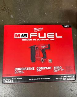 M18 Milwaukee FUEL 18g Brad Nailer