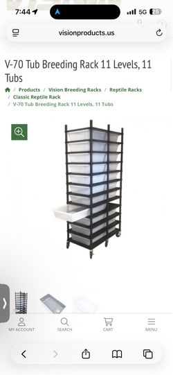 Vision V70 rack 11tubs with heat cable