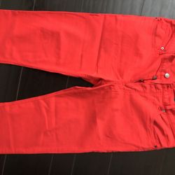 H&M Red Dress Pants 