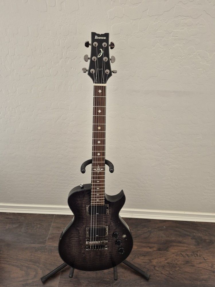 Ibanez ART300 Caiman Les Paul Style Electric Guitar Black / Gray (Trades Okay)