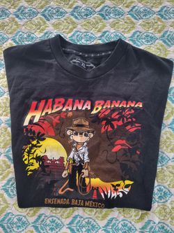 HABANA BANANA T SHIRT XL BLACK