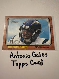 Antonio Gates San Diego Chargers Hall of Fame TE Topps Card.