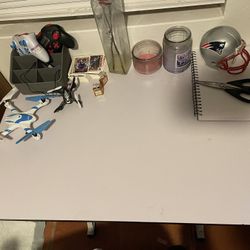 White Adjustable Table