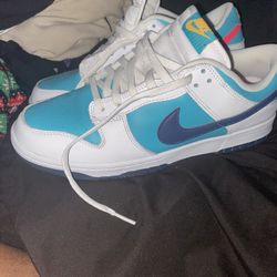 Nike Dunk Low "Dusty Cactus/White/Racer Pink/Thunder Blue"