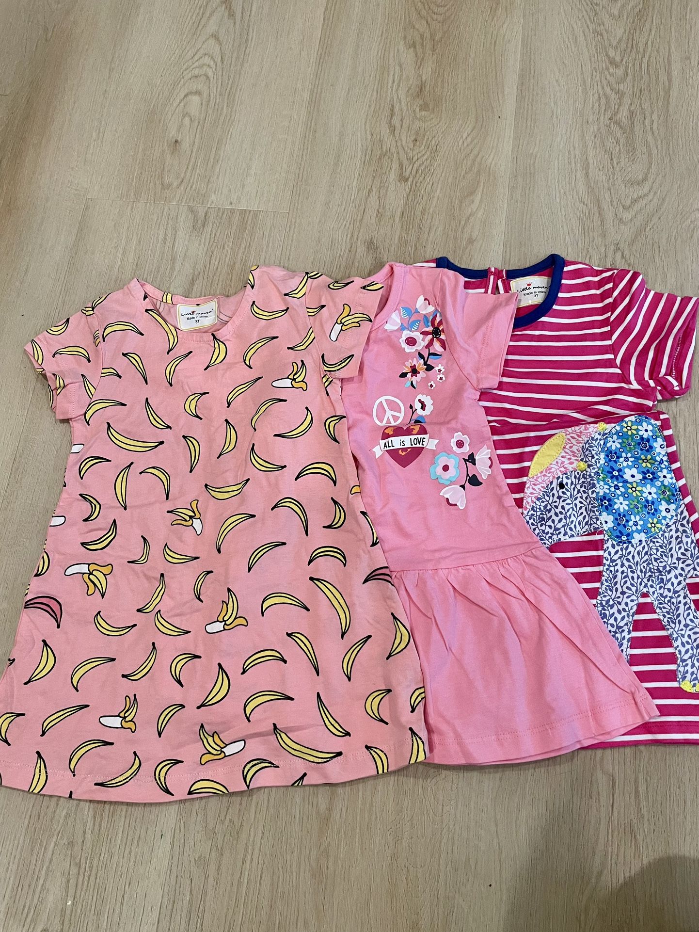Girls Cotton Dress 3T, New 3 For$10