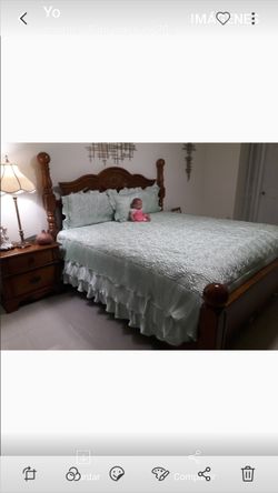 Juego De Cuarto De Madera