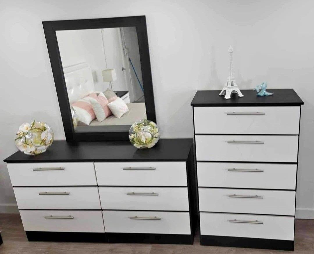 Dresser with Mirror and Chest / Cómoda con Espejo y Gavetero 🚚[Fast-Delivery]💨