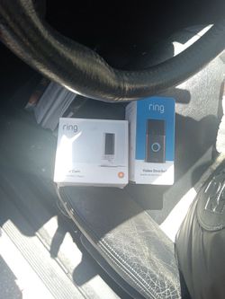 Ring Indoor Cam And Ring Video Doorbell Cam