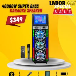 40000W KARAOKE BLUETOOTH SPEAKER 
