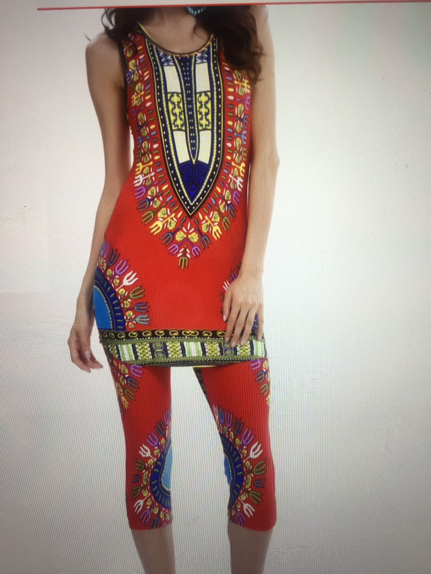 2pcs Girls Nepal clothing print