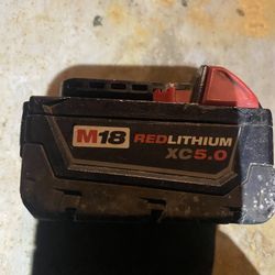 Milwaukee M18 5.0 Battery 