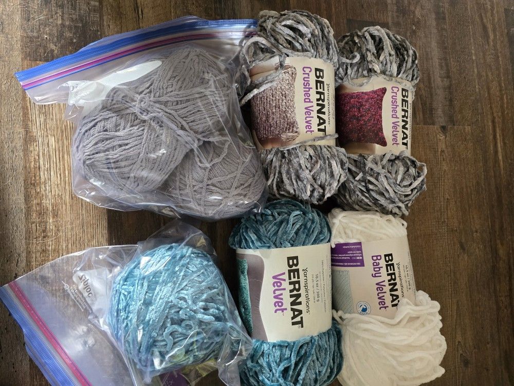 Velvet Yarn Lot