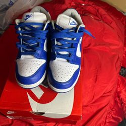 Kentucky Blue Nike Dunk Low Size 10