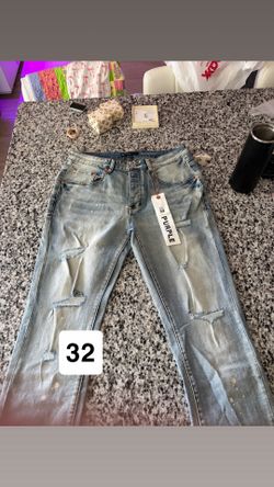 purple jeans