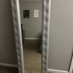 Silver Studded Mirror 