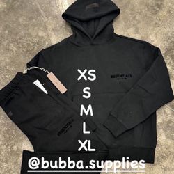 Black Essentials Hoodie 