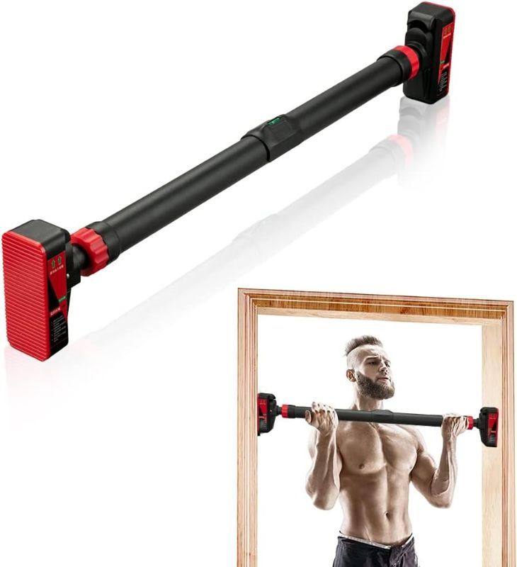 Pull Up Bar For Doorway, Strength Training Pull-Up Bars, Chin Up Bar, No Screws, With Level Meter And Adjustable Width For Home Gym Upper Body Workout