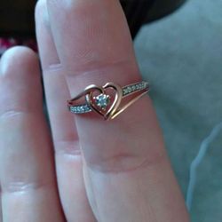 Heart Shaped Promise Ring 