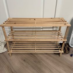 Wooden shoe rack for sale