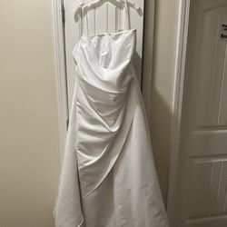 Off The Shoulder Wedding Dress Size 26w
