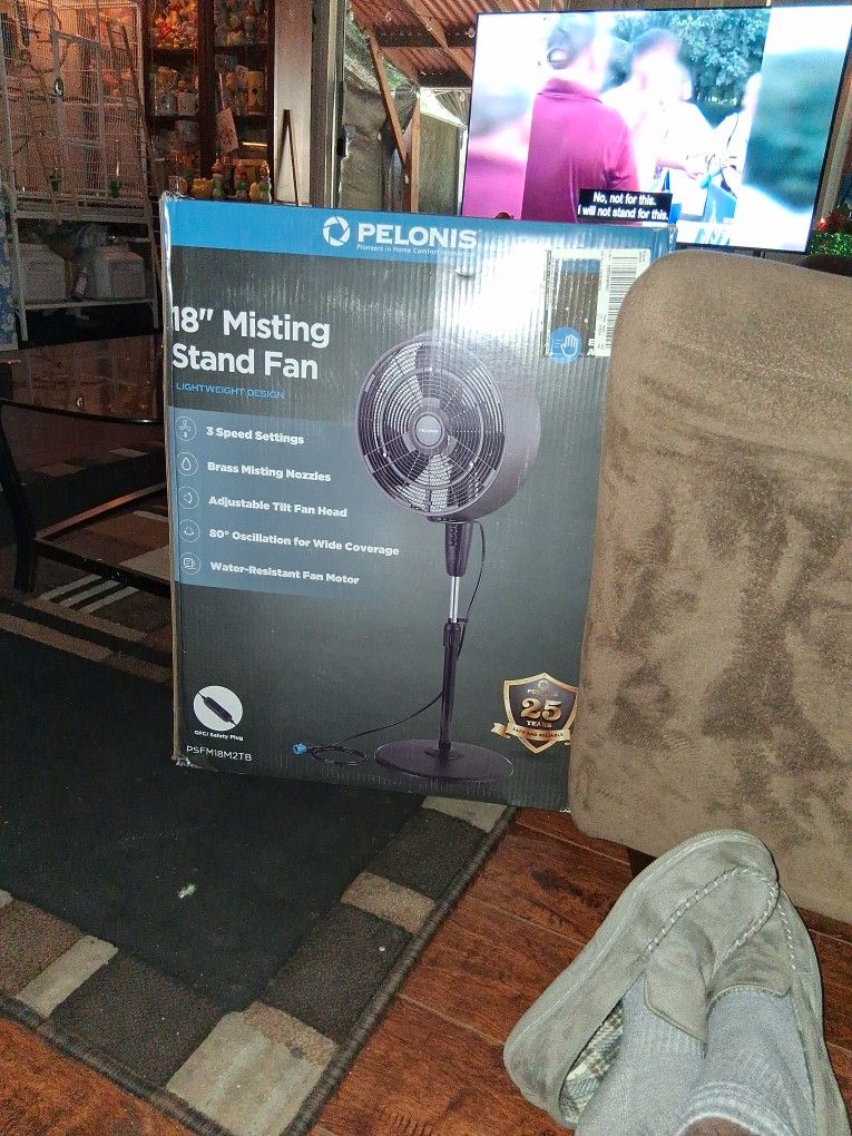 18" MISTING STAND FAN