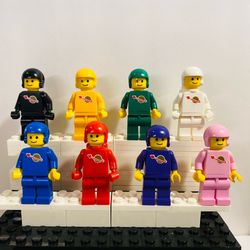 Rainbow Space Astronauts Minifigures | New Custom LEGO Compatible Toys