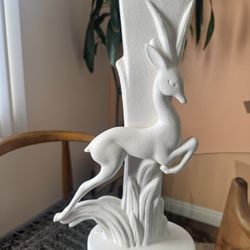 The MCM Royal Haeger Leaping Gazelle Vase 