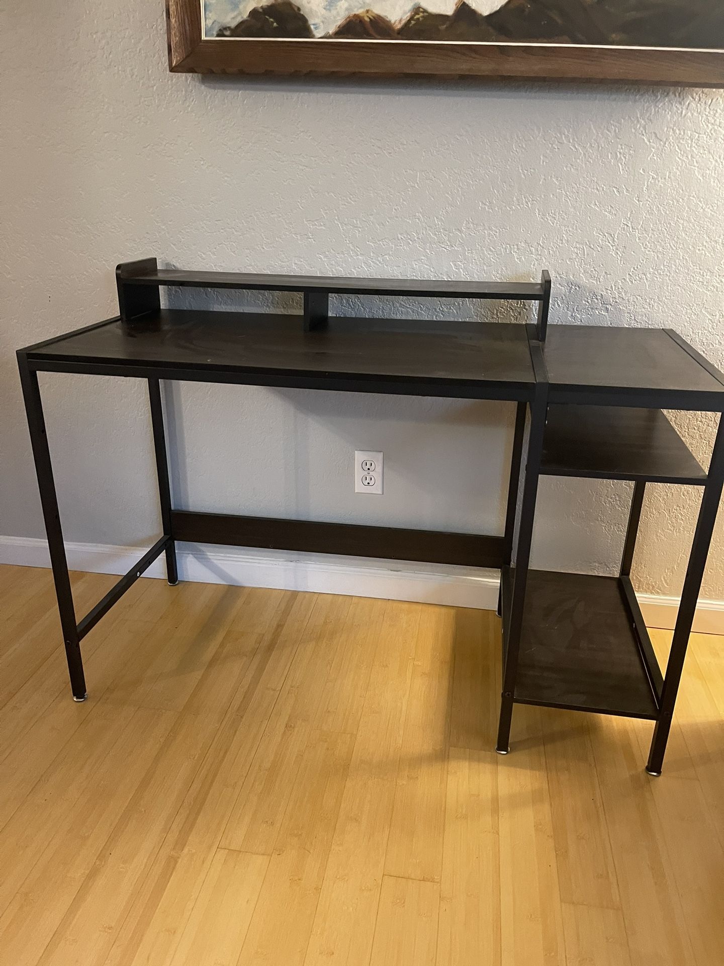 Computer Desk With Monitor Riser