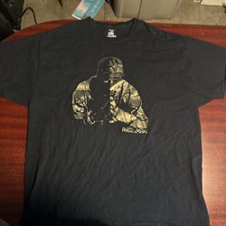 Poetic Justice 2 Pac Men's 2XL Black Short Sleeve T-Shirt.