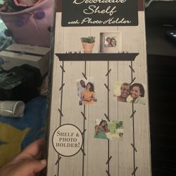 Shelf And Photo Holder 