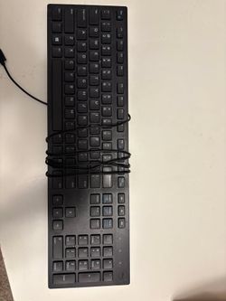 Dell Wired USB Keyboard – Full Size with Number Pad