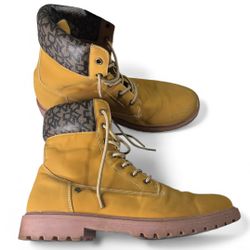 Men’s DKNY Brown/Tan Leather Ankle Boots