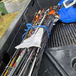 Light Tackle SPINNING Fishing Rods..(REPAIRED Tips)...20.00 Each