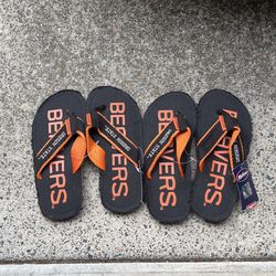 Oregon state Beavers Flip Flops