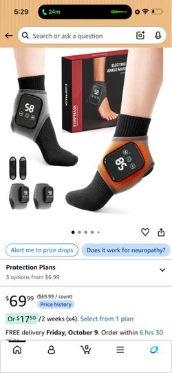 Electric foot ankle massager
